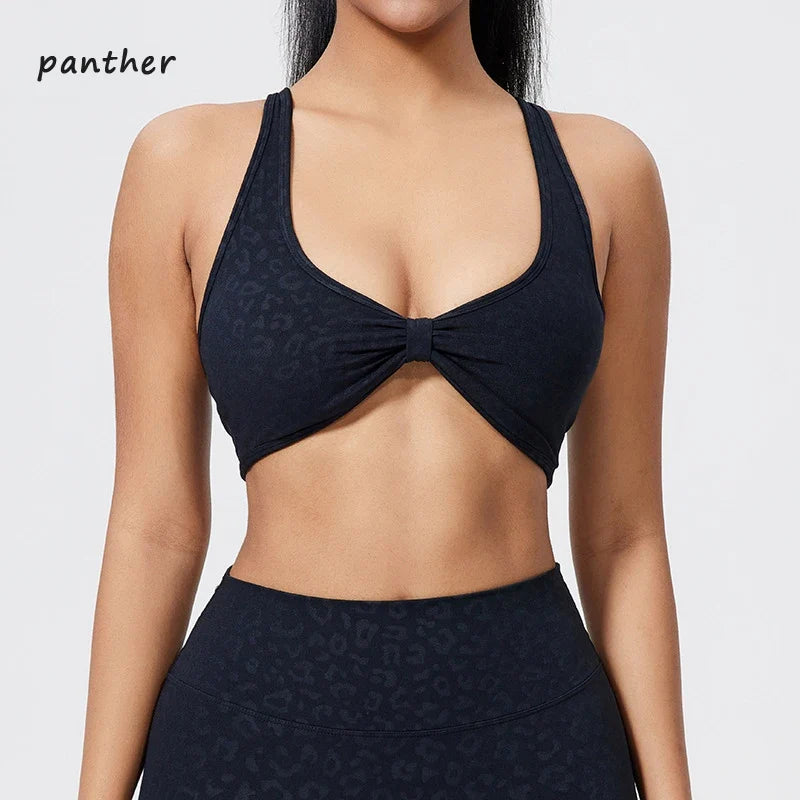 DIAS FIT JOY fold sports bra cross beauty back detachable yoga bra tight fitting outdoor sports running fitness gym suit