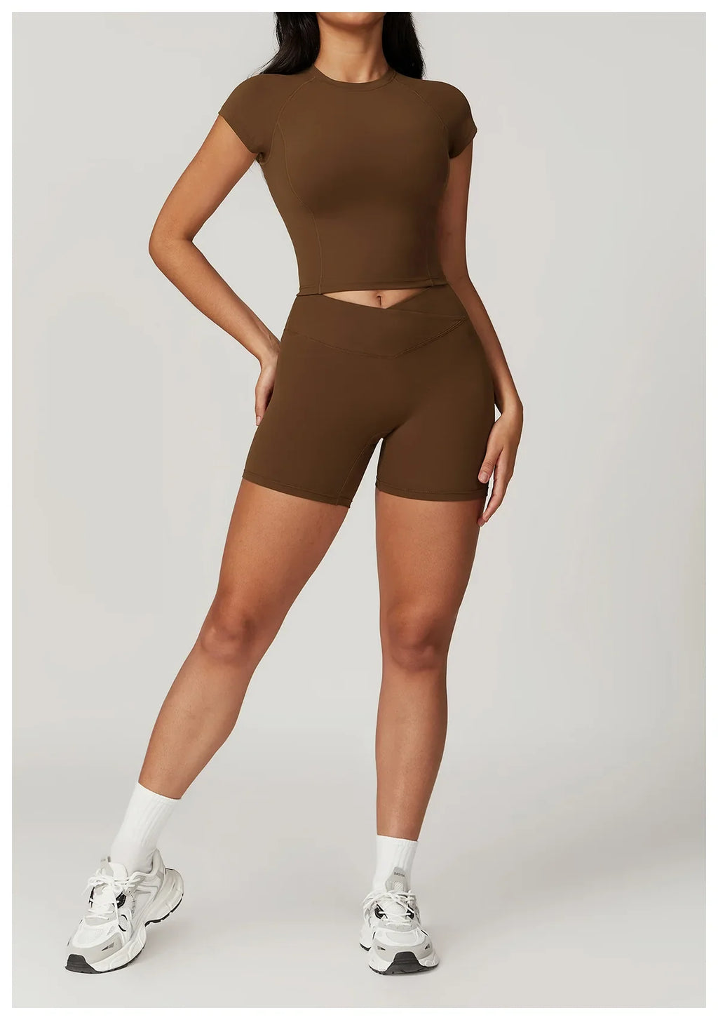Yoga Shorts Women High Waist Workout Shorts Fitness Yoga Tights Lift Butt Fitness Ladies Yoga Gym Running Short Pants Sportswear
