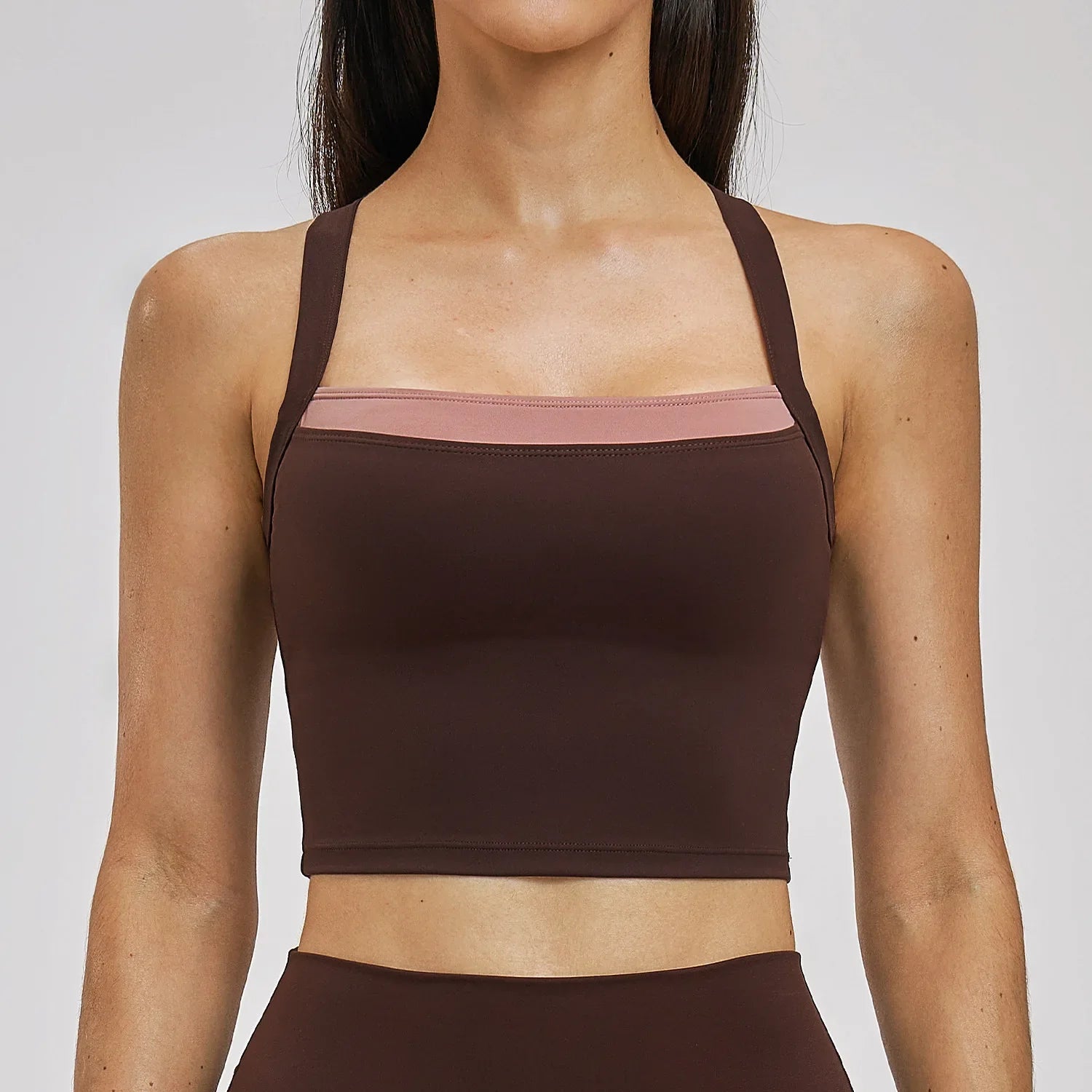 Yoga Bra Women High Strength Sport Bra Anti-Sweat Fitness Top Shockproof Crop Top Push Up Running Sport Bra Gym Vest Workout Top