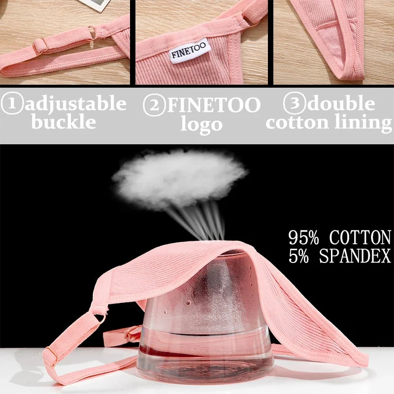 3PCS Women's Panties Cotton Thongs Adjustable Waist Sexy G-String Solid Color Seamless Intimate Female Underpants Lingerie S-XL
