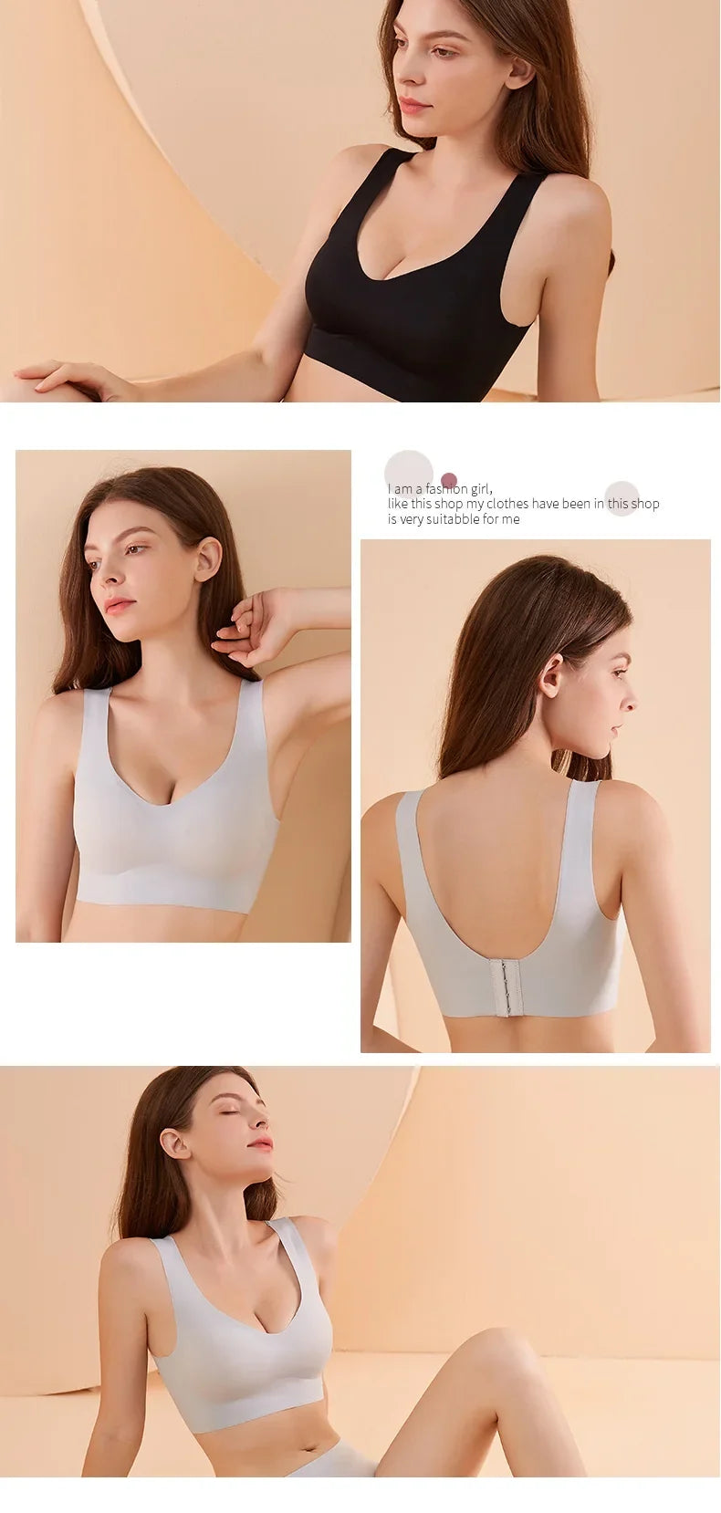 M-7XL Seamless Sport Bra Push Up Bra for Women Wireless Comfort Underwear Sport Brassiere Femme Plus Size Bralette Sexy Lingerie