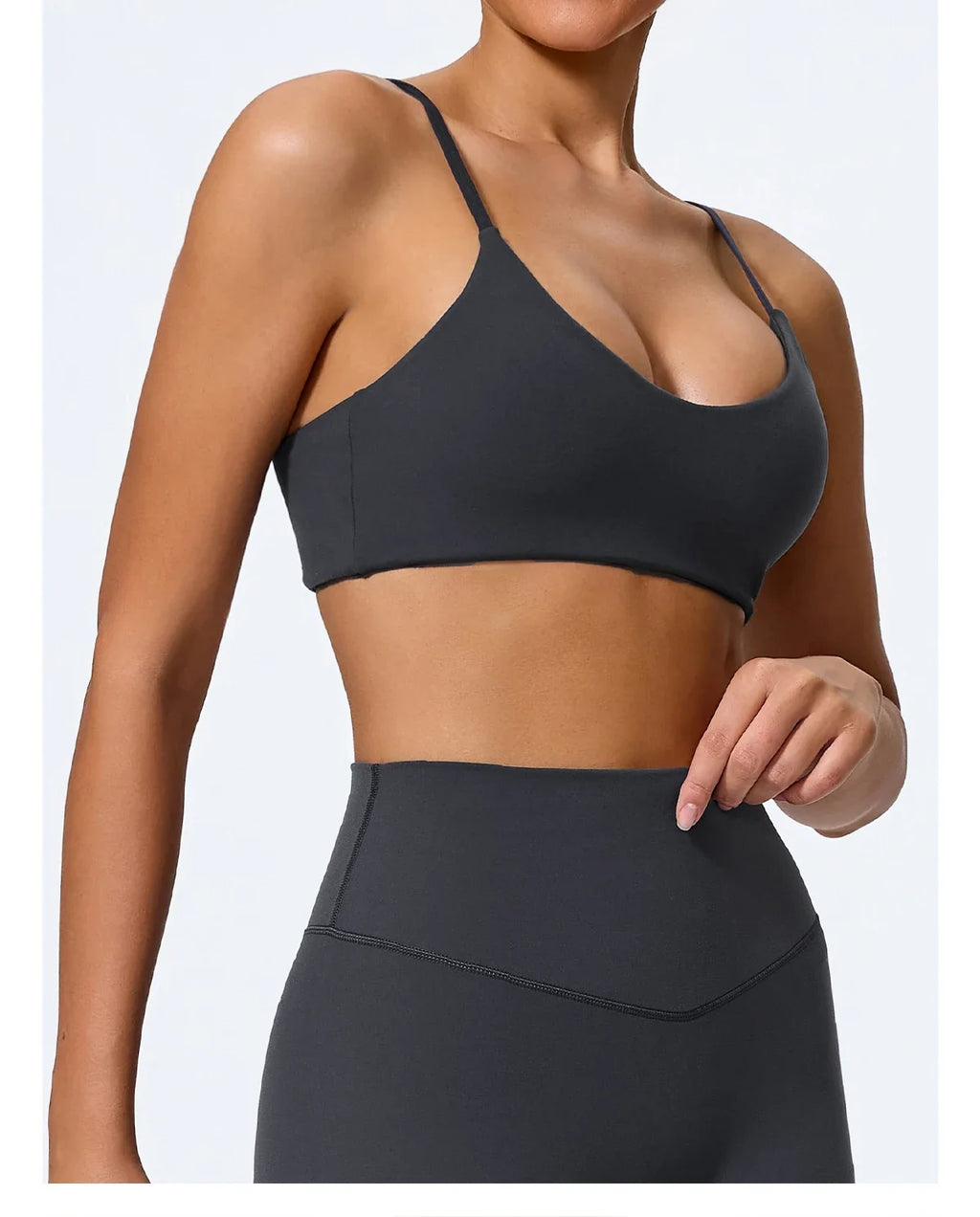 Hearuisavy Summer Super-Soft Women Quick Drying Sports Bra Breathable Gym Workout Top Fitness Underwear Push Up Running Yoga Top