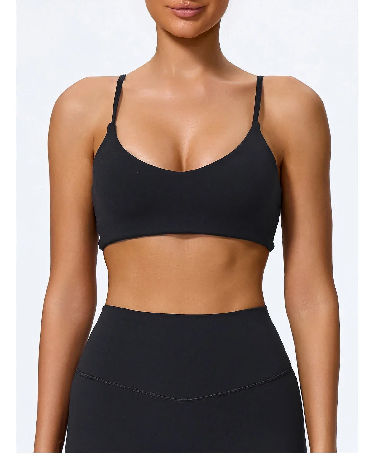 Hearuisavy Summer Super-Soft Women Quick Drying Sports Bra Breathable Gym Workout Top Fitness Underwear Push Up Running Yoga Top