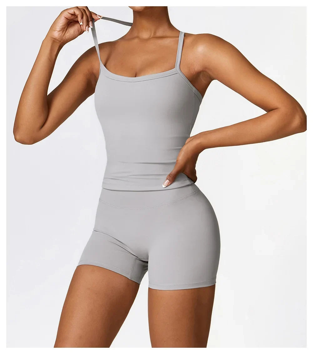 Strappy Sports Bra For Women Gym Workout Tops Sexy Yoga Bra Gather Fitness Push Up Training Running Female Sport Vest