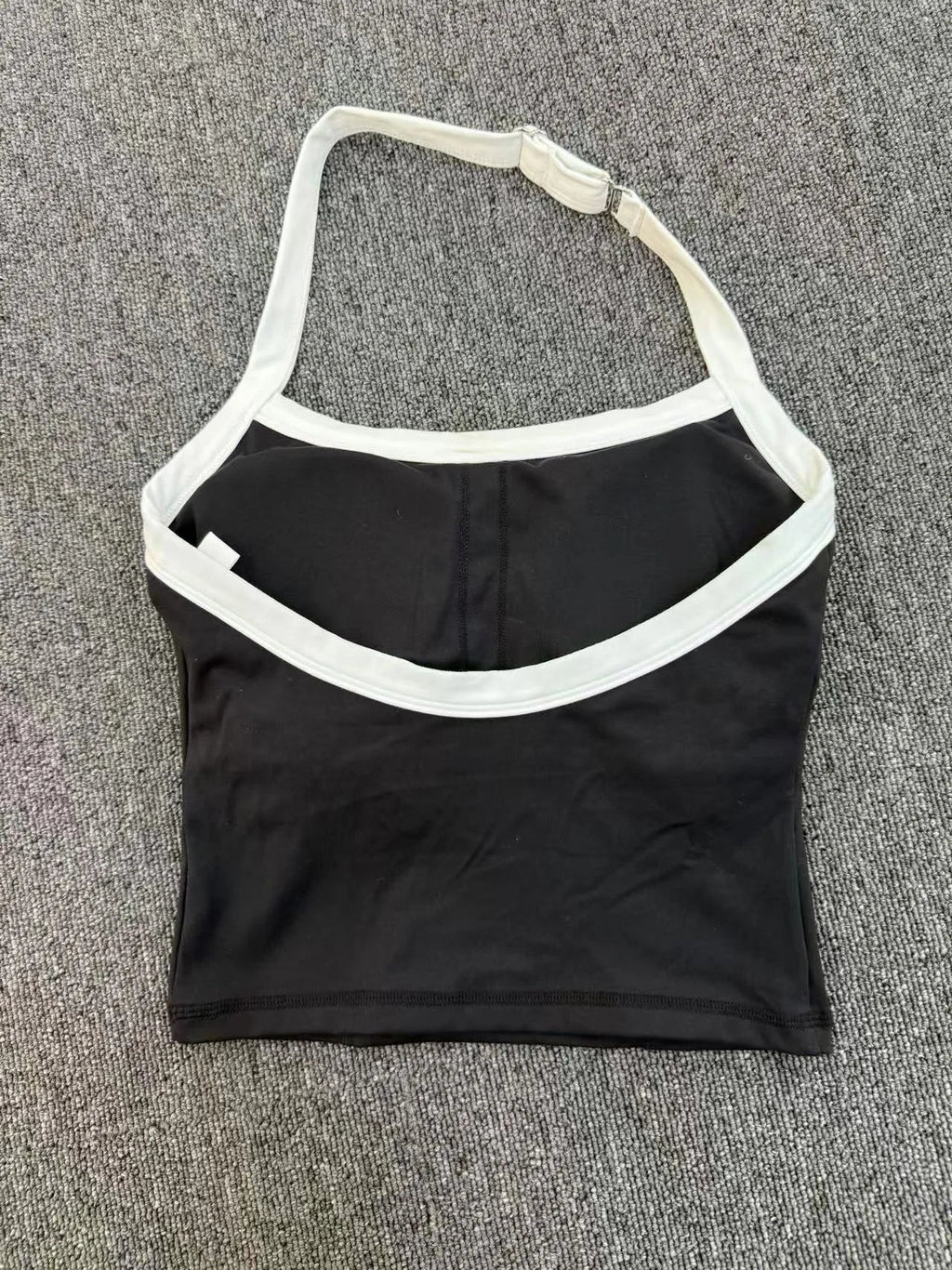 Hanging Neck Top Women Sports Bra Push Up Fitness Yoga Bra Color Blocked Underwear Gym Sport Tops Women Running Vest Bralette