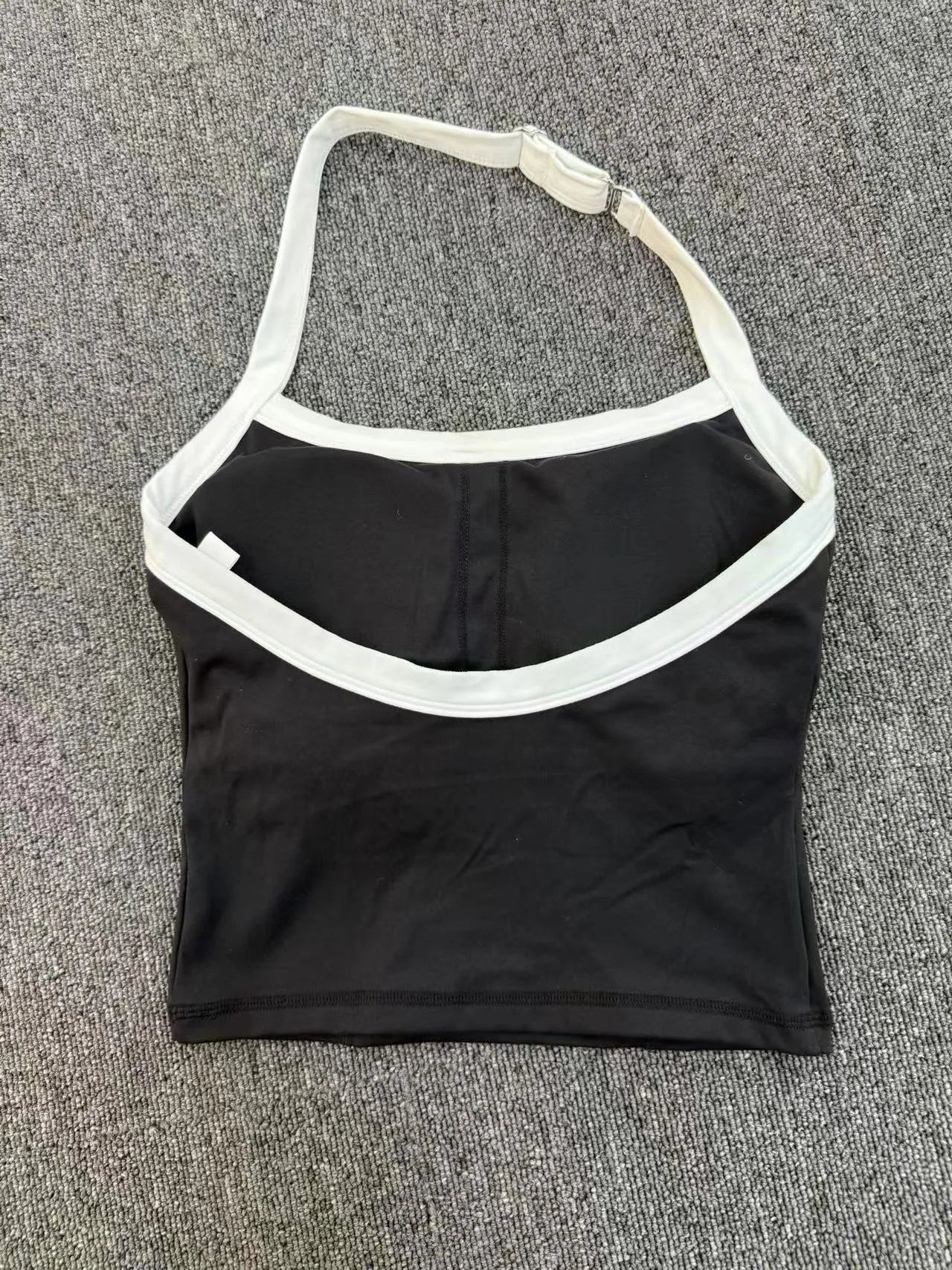 Hanging Neck Top Women Sports Bra Push Up Fitness Yoga Bra Color Blocked Underwear Gym Sport Tops Women Running Vest Bralette