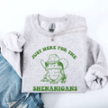 Shenanigans Frog Sheriff Leprechaun St Patrick's Day Shamrock Clover Lucky Sweatshirt
