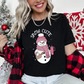 Snow Cute Bougie Snowman Christmas BooJee Holiday Edition Seasonal Collection Graphic Tee