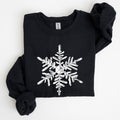 Snowflake Beautiful Winter Christmas Snow Xmas Cozy Holiday Pattern Graphic Sweatshirt