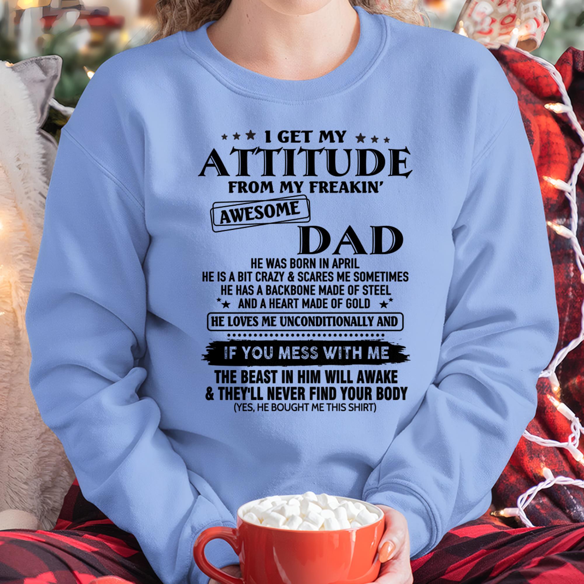 April - Gift For Son and Daughter From Dad - NGHL04 - (SKU-TDADC-04)