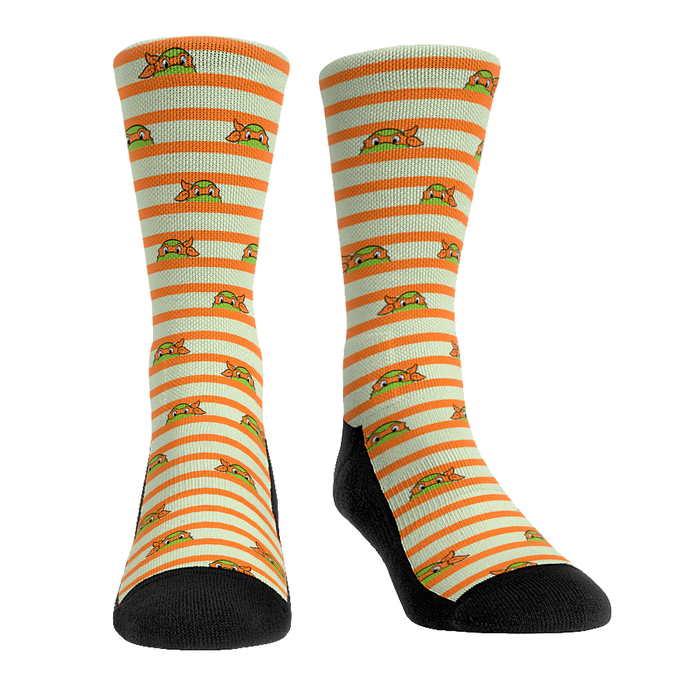 Teenage Mutant Ninja Turtles - Michaelangelo - Peek-A-Boo Stripes