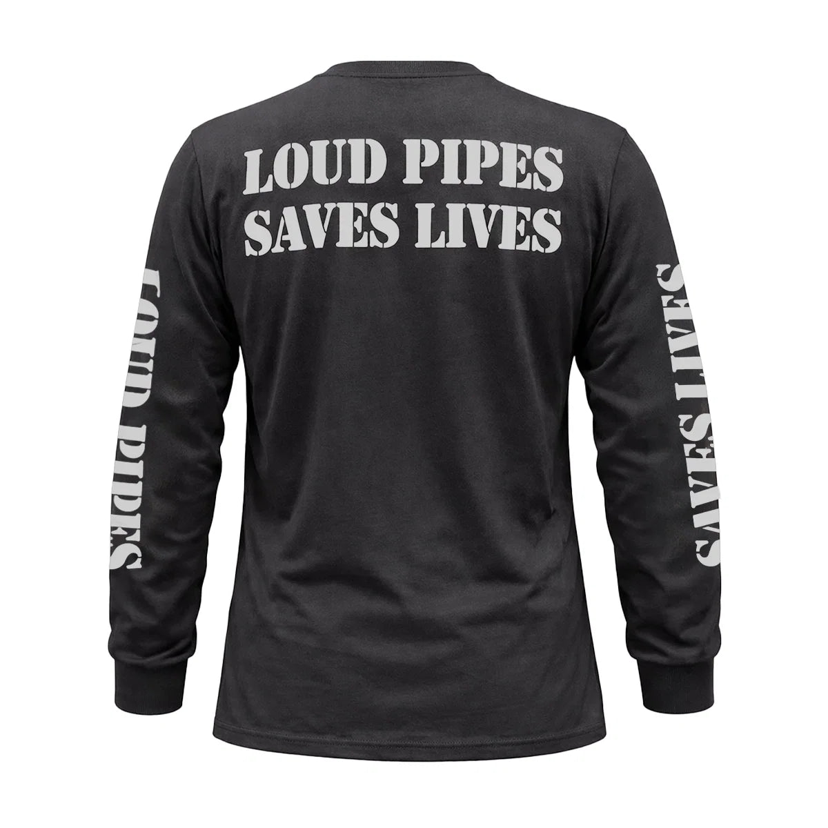 Loud Pipes Save Lives - Men's Long Sleeve Biker Tee