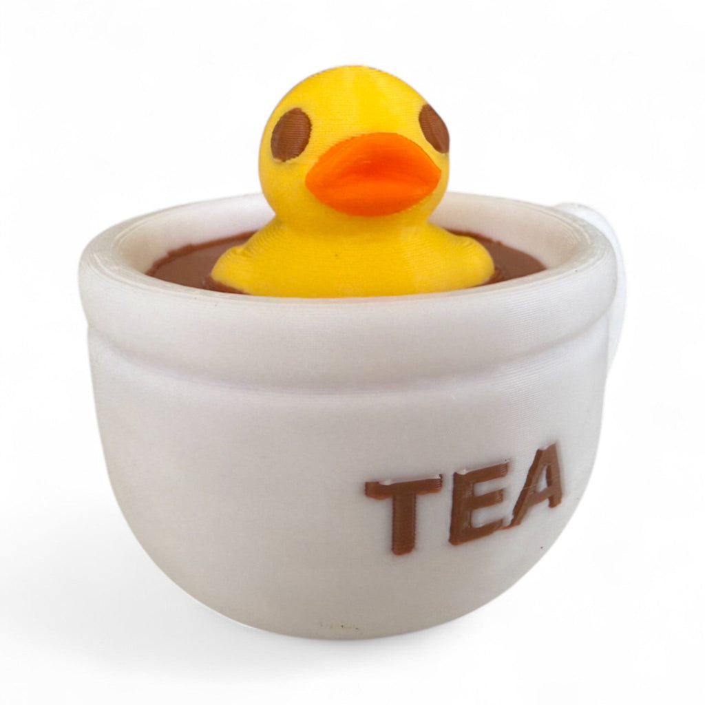 Tea Cup Duck – Floating Duck Collectible for Tea Lovers | Duck in a Cup