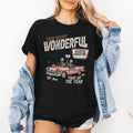 The Most Wonderful Time Of The Year Reading Skeleton Halloween Haunted Library Graphic Tee