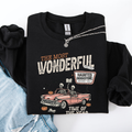 The Most Wonderful Time Of The Year Reading Skeleton Halloween Haunted Library Sweatshirt