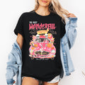 The Most Wonderful Time Of The Year Reading Skeletons Spooky Halloween Graphic Tee