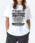 December - I am Lucky One I Have A Crazy Husband - Gift for Wife From Husband - NGHL12 (SKUT-LUCKYONE-12)