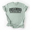 Undiagnosed, But Something Ain't Right Funny Tism Mental Health Sassy Comfort Colors Tee