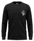 Men's Long Sleeve T-Shirt with Skull Graphic Print