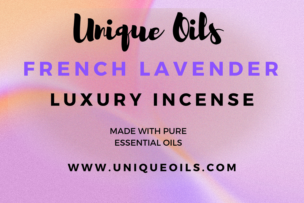 Unique Oils Luxury Incense - French Lavender (pack of 10)