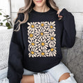 Vintage Daisies Floral Design and Classic Botanical Motifs Collection Sweatshirt
