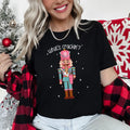 What's Crackin Nutcracker Christmas Classic Holiday Festive Cozy Vintage Style Whimsical Seasonal Icon Art Graphic Tee
