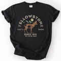 Yellowstone National Park Wyoming Nature Outdoors Camping Hiking Comfort Colors Tee
