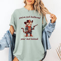 You've Just Buttered Your Last Biscuit Cat Cowboy Western Graphic Comfort Colors Tee