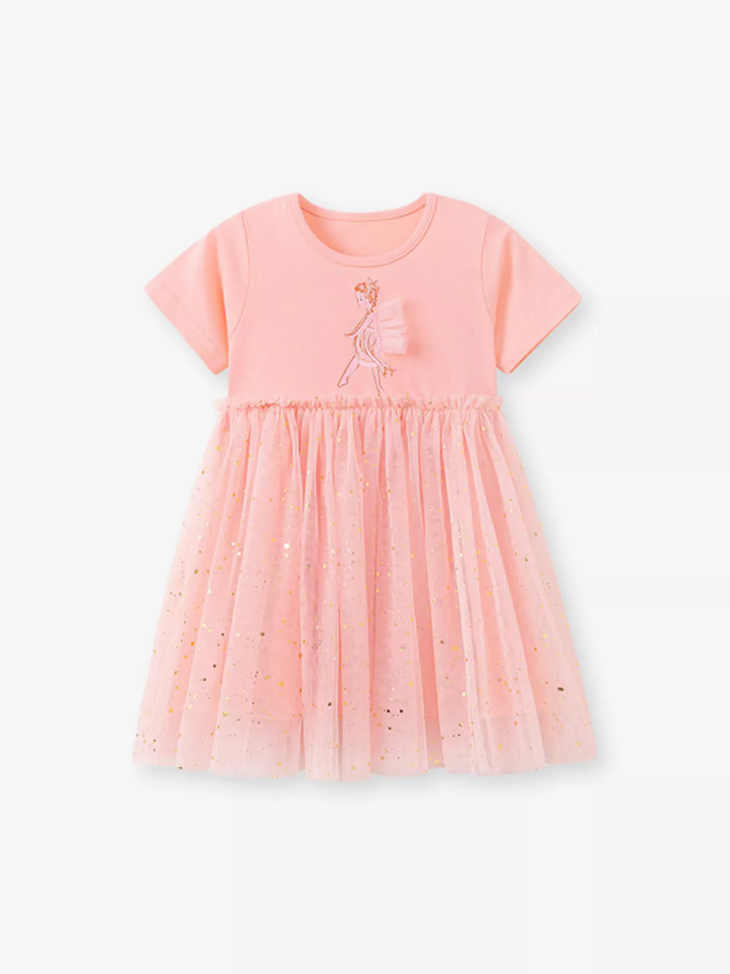 Children's Ballerina Short Sleeve Tulle Dress