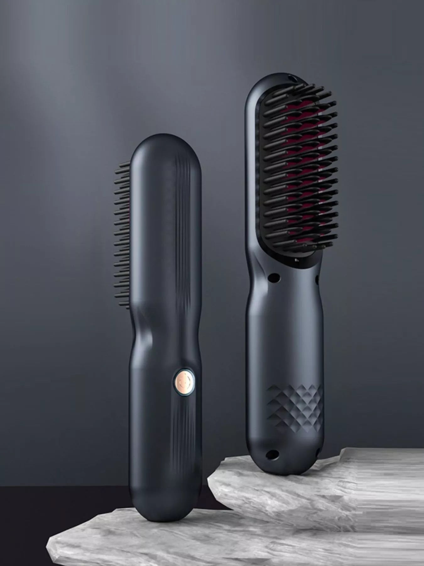 Adjustable Temperature Hair Straightening Comb