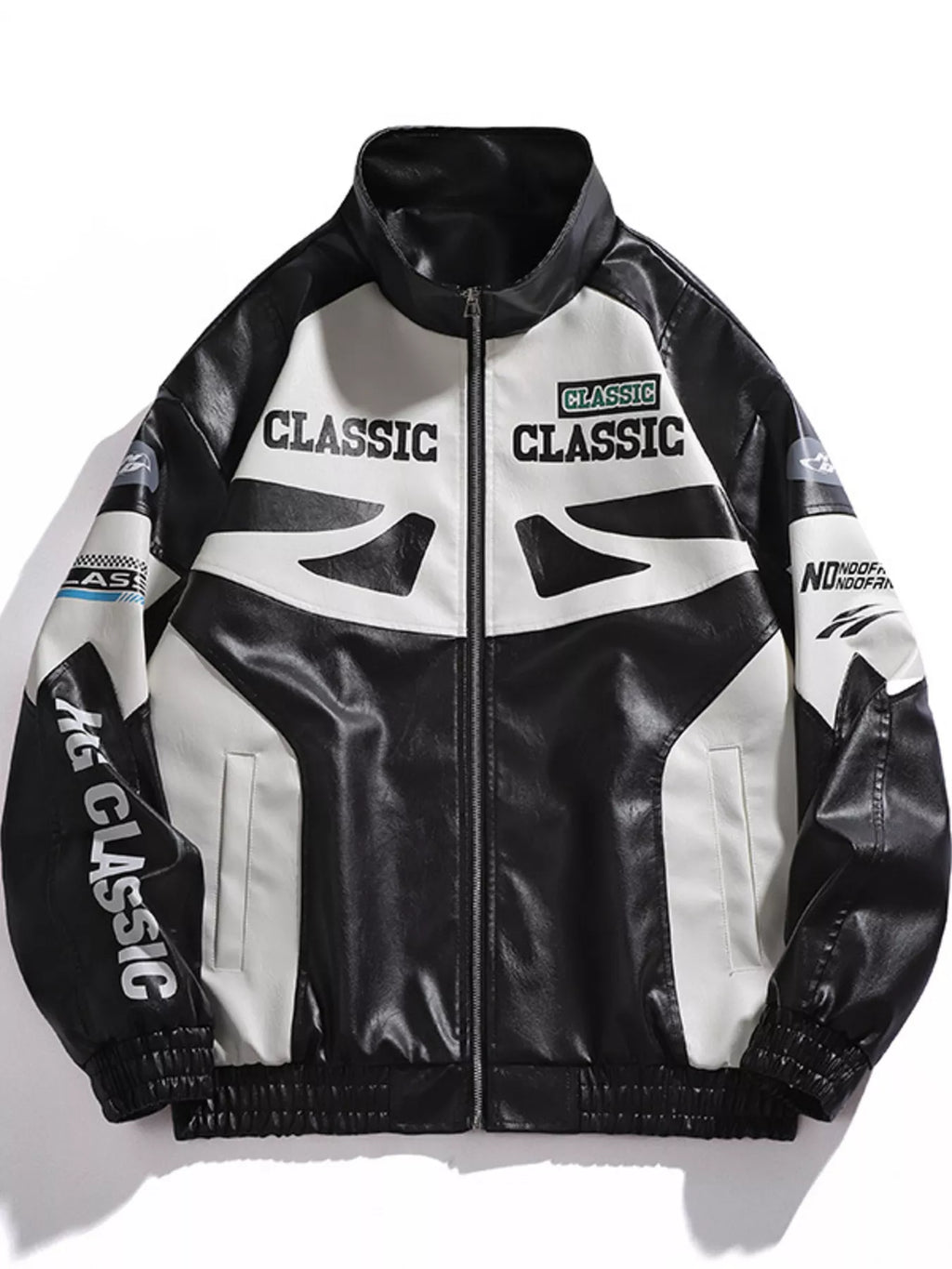 Men's Plus Size Zip Up Long Sleeve Jacket
