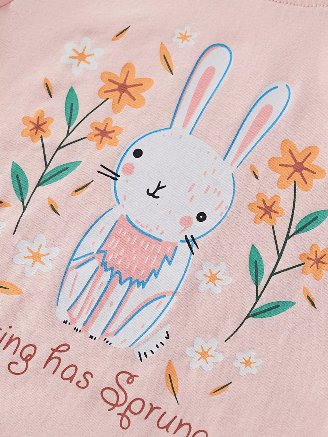 Children's Cute Rabbit Long Sleeve T-Shirt