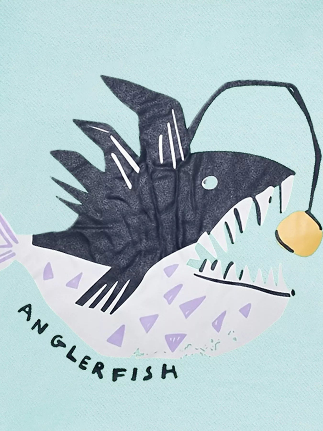 Children's Anglerfish Graphic Short Sleeve T-Shirt