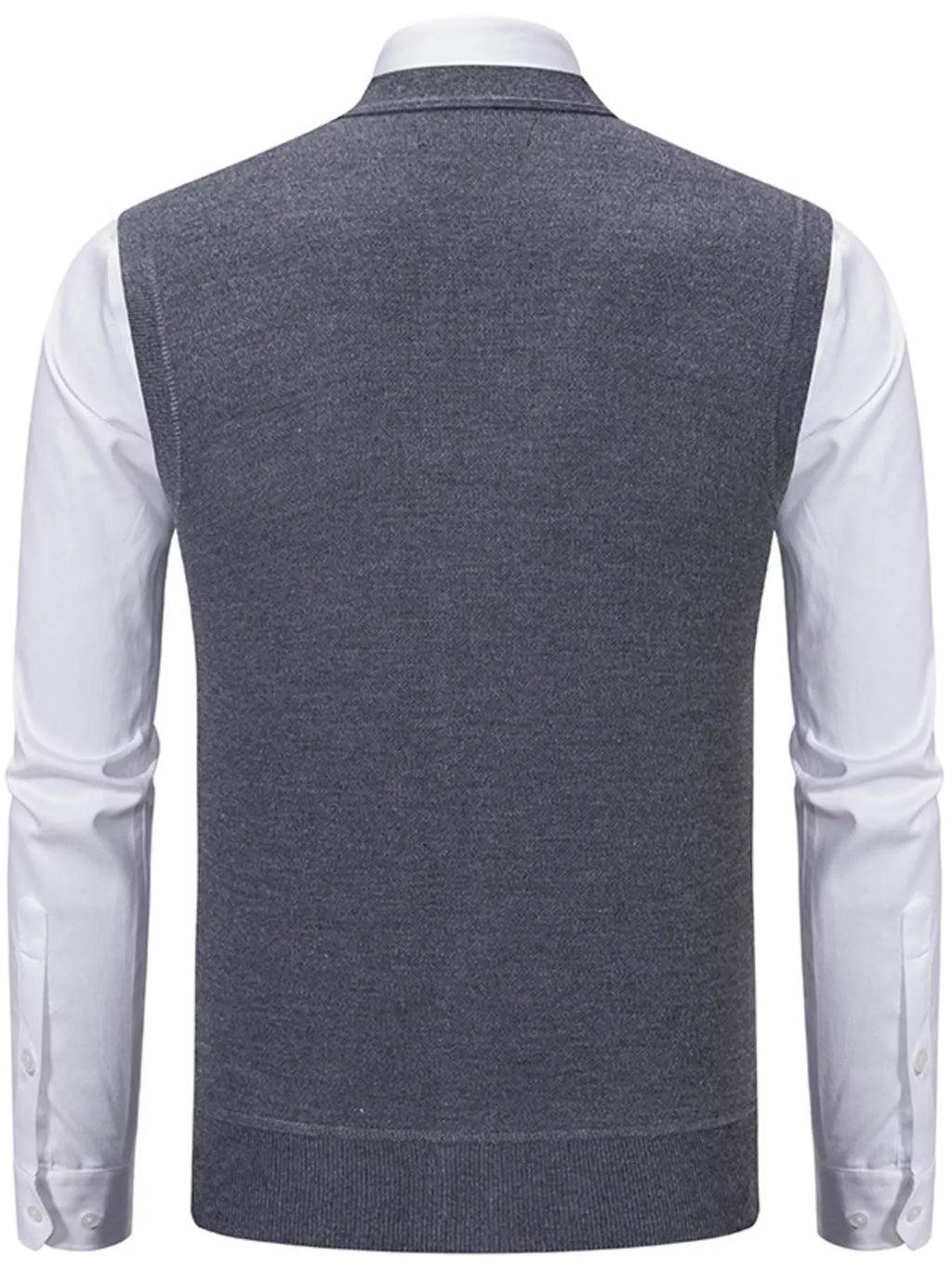 Men's Plus Size Classic Argyle Pattern Knitted Sweater Vest