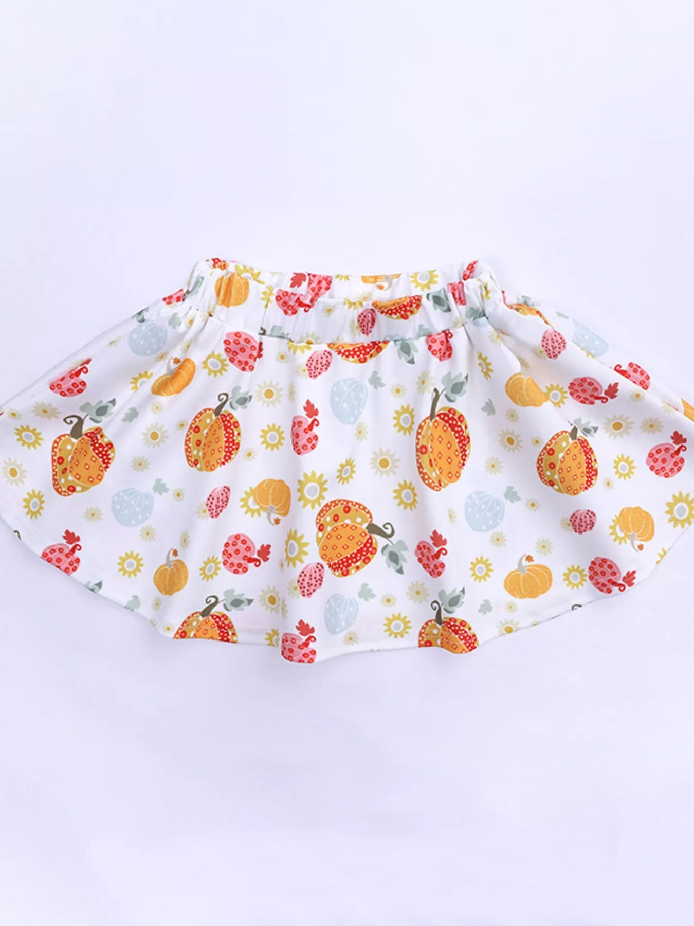 Children's First Thanksgiving Top and Skirt Outfit Set