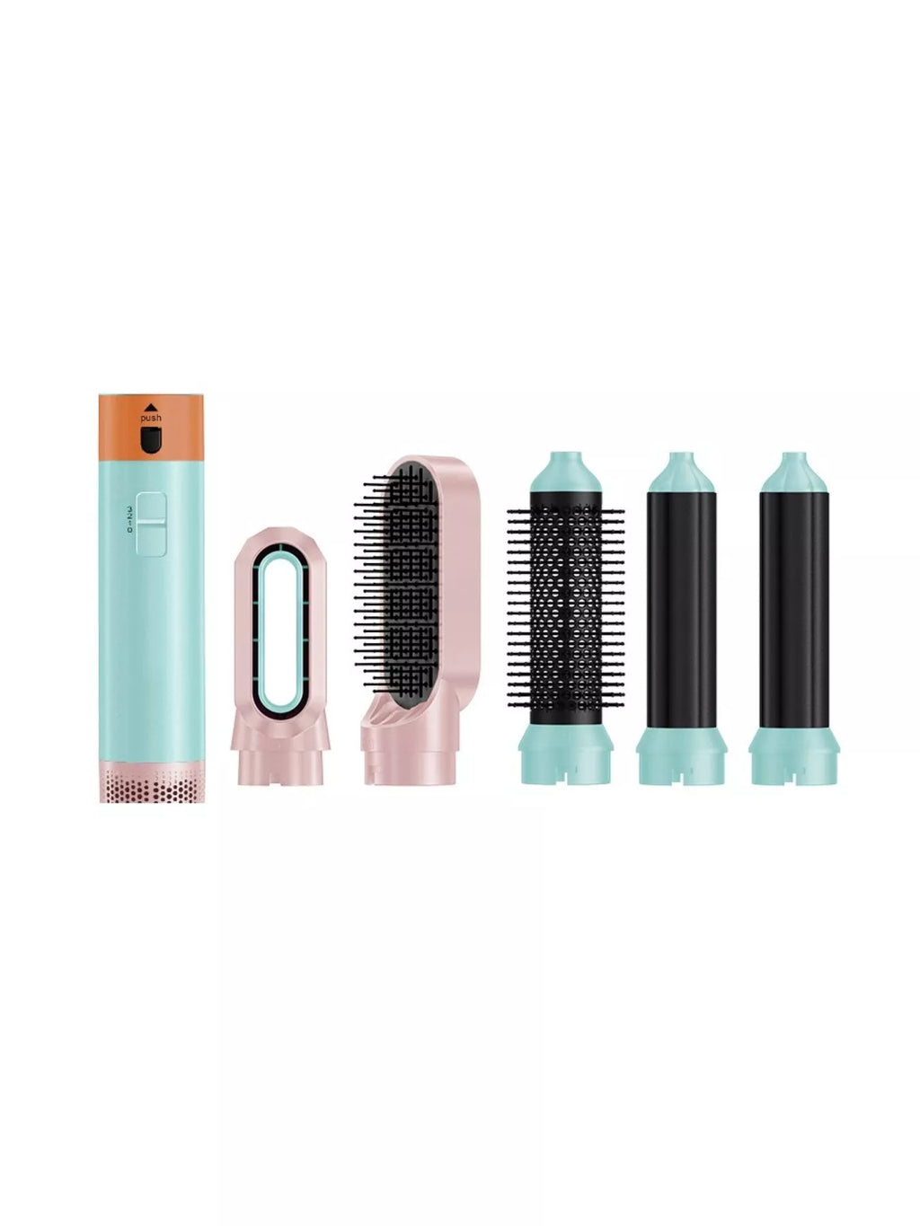 5-in-1 Interchangeable Curling Iron Wand Set