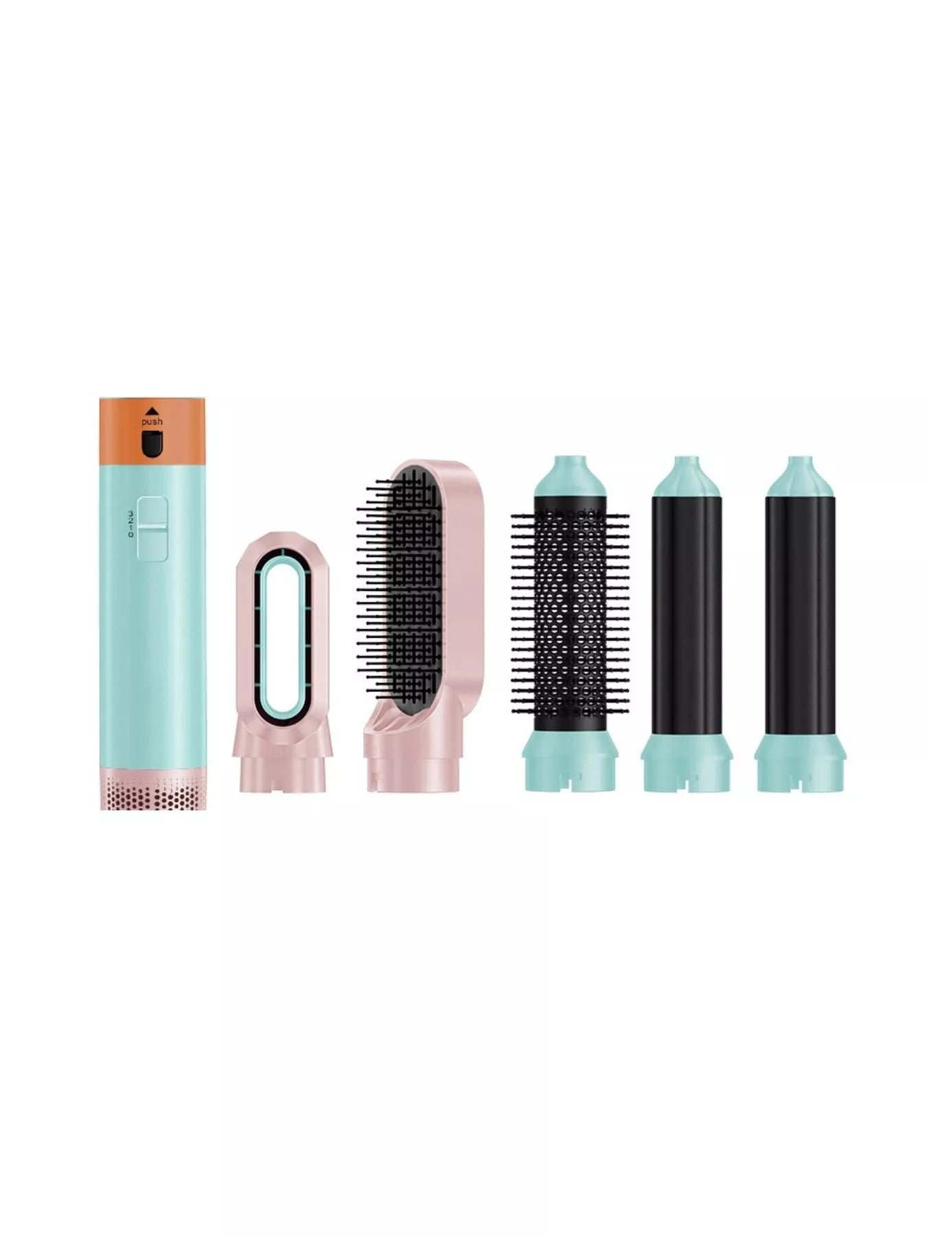 5-in-1 Interchangeable Curling Iron Wand Set