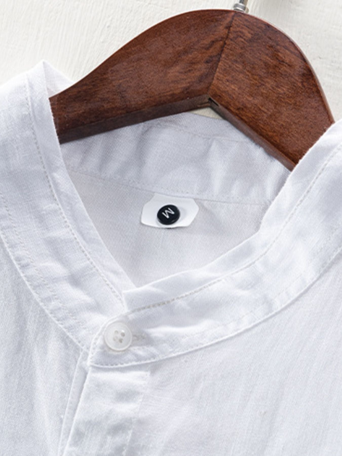 Men's Plus Size Casual Contrast Trim Half Sleeve Shirt