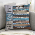 To My Son From Mom & Dad Pillow