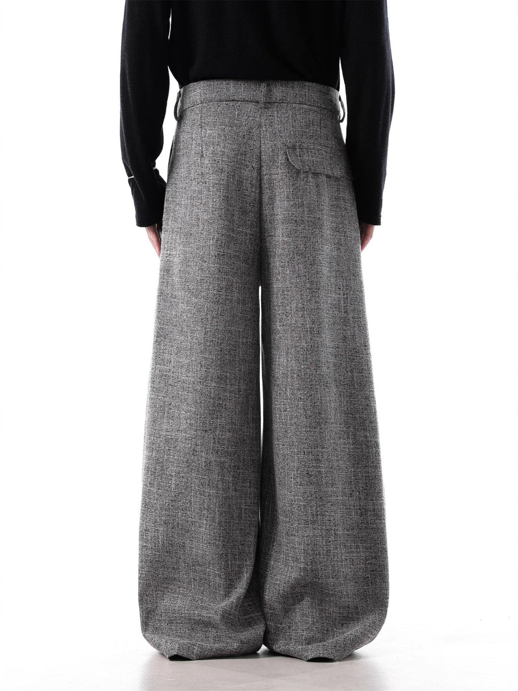Men's Plus Size Wide Leg Pleated Pants