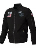 Men's Plus Size Zip Up Long Sleeve Jacket