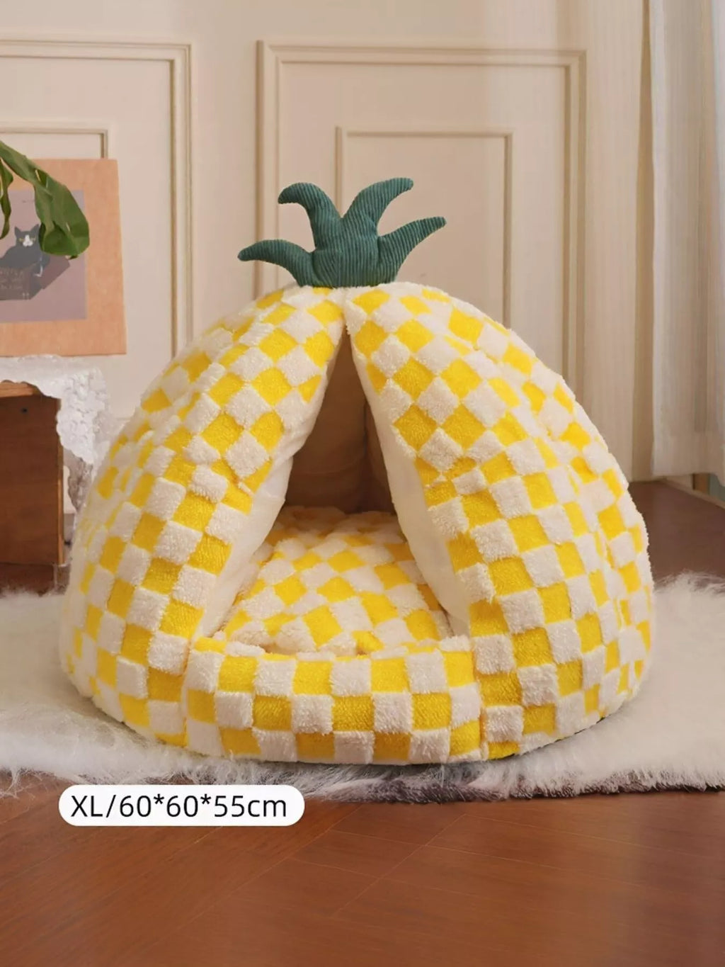 Pineapple Shaped Cozy Pet Nest