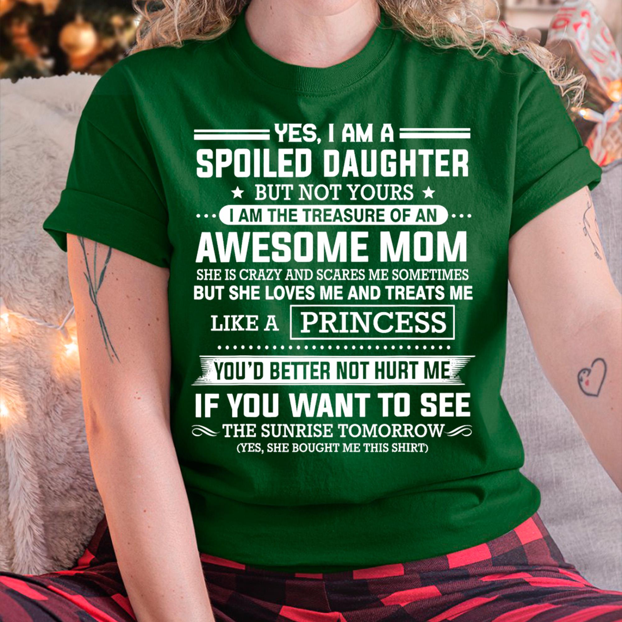 I Get My Attitude From My Freaking Awesome Mom - Gift for Daughter From Mom - NGHL00