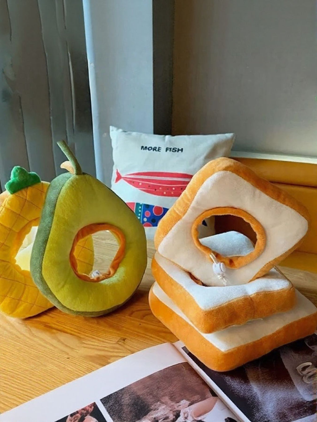 Avocado & Toast Shape Pet Collars
