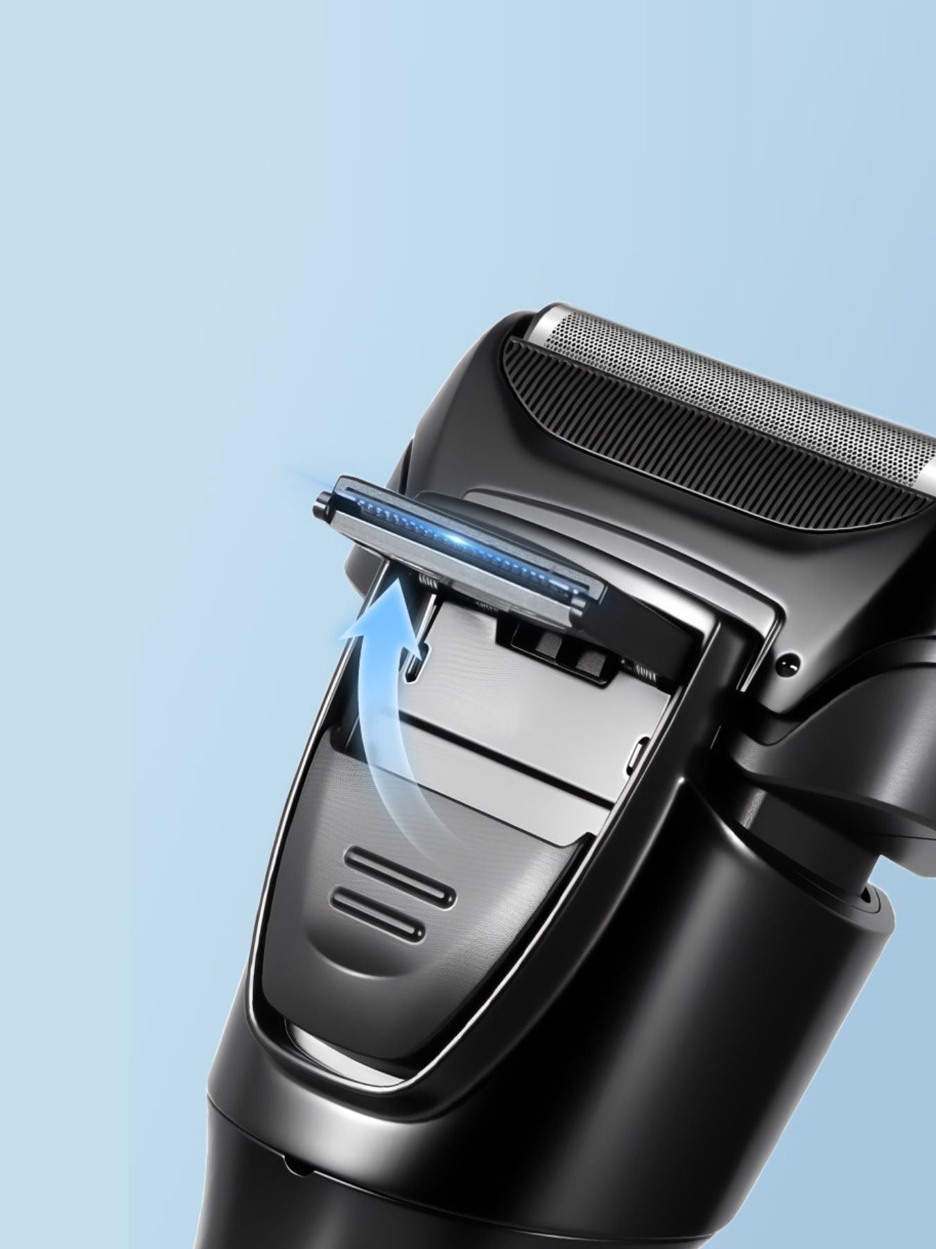 Electric LED Display Shaver