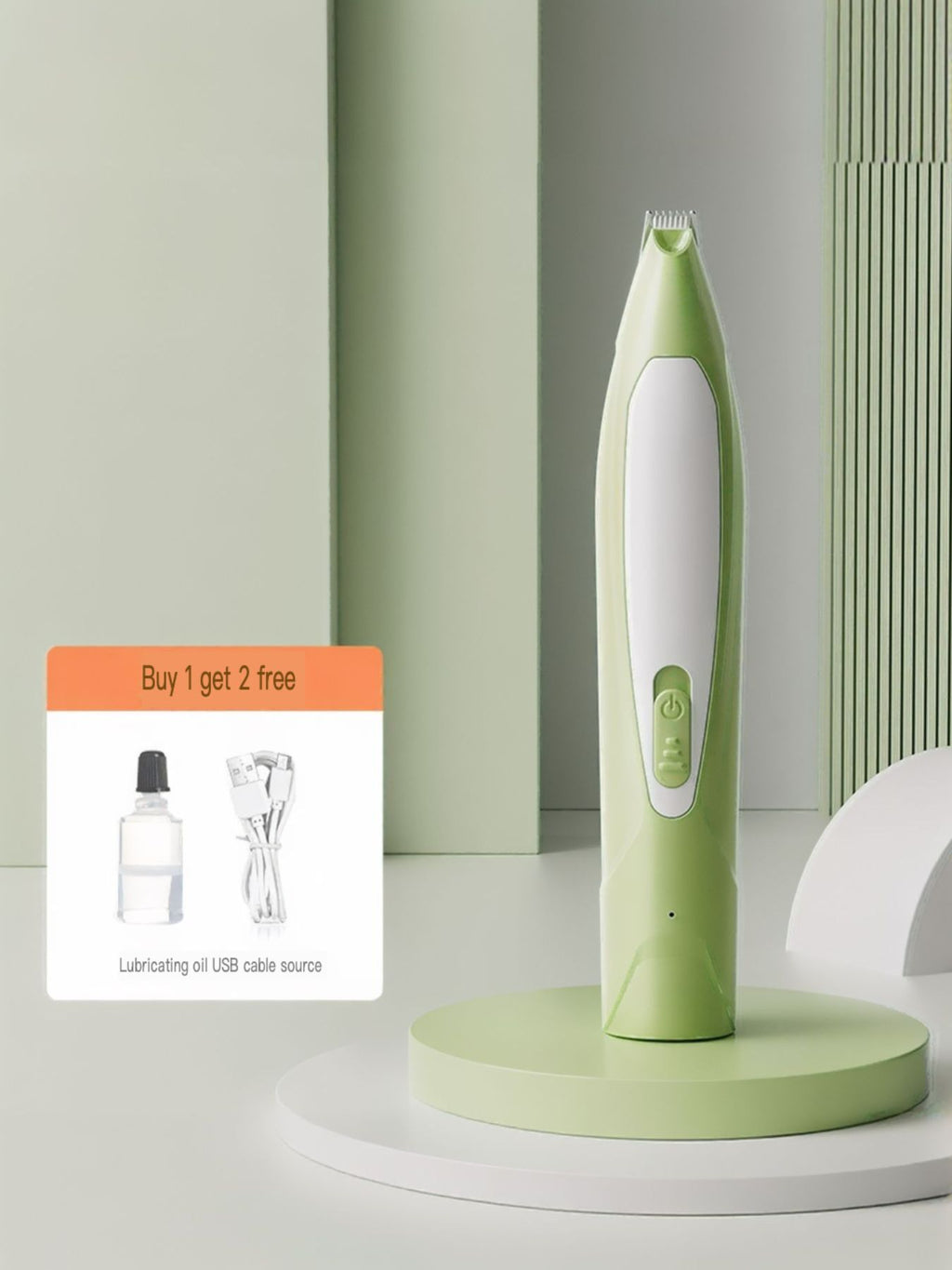 LED Pet Paw Trimmer Rechargeable Low Noise