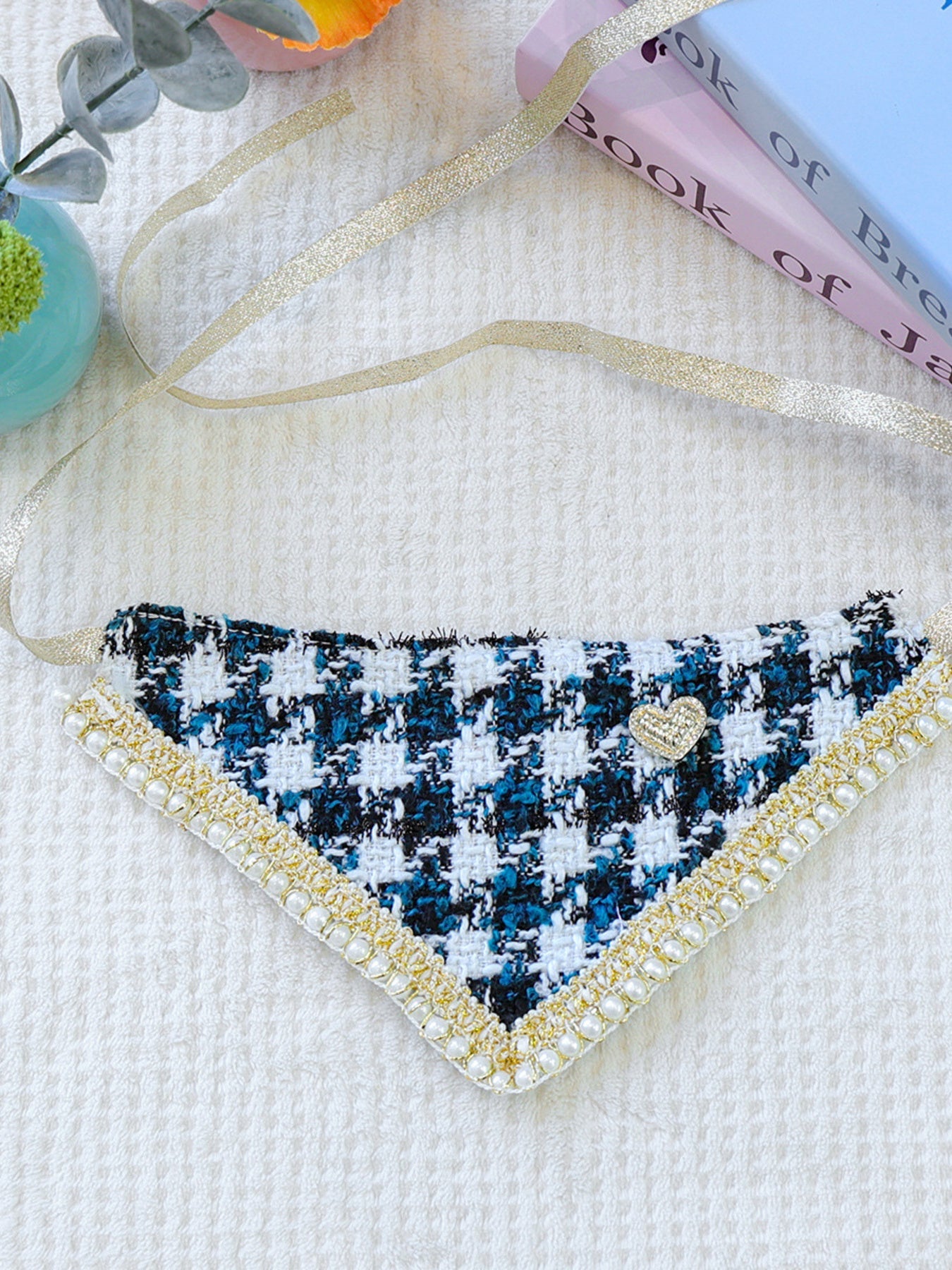 Triangle Tweed Pet Scarf