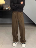 Men's Plus Size Wide Leg Pants