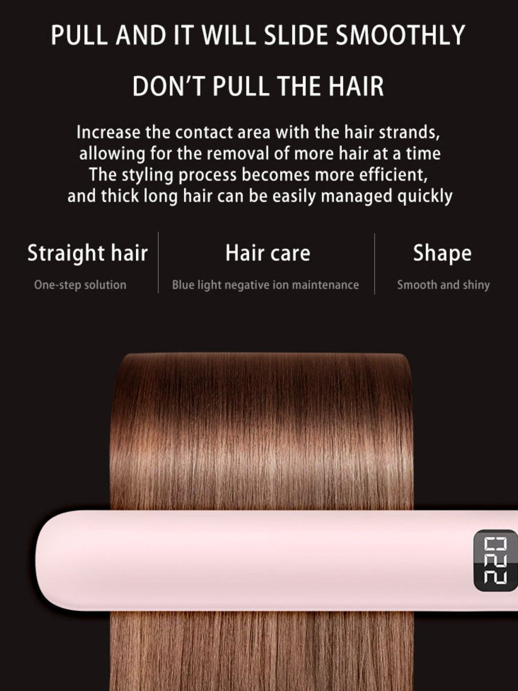 Adjustable Temperature Hair Straightener