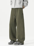 Men's Plus Size Wide Leg Casual Drawstring Pants